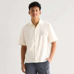 Arizona Mens Short Sleeve Regular Fit Button-Down Shirt