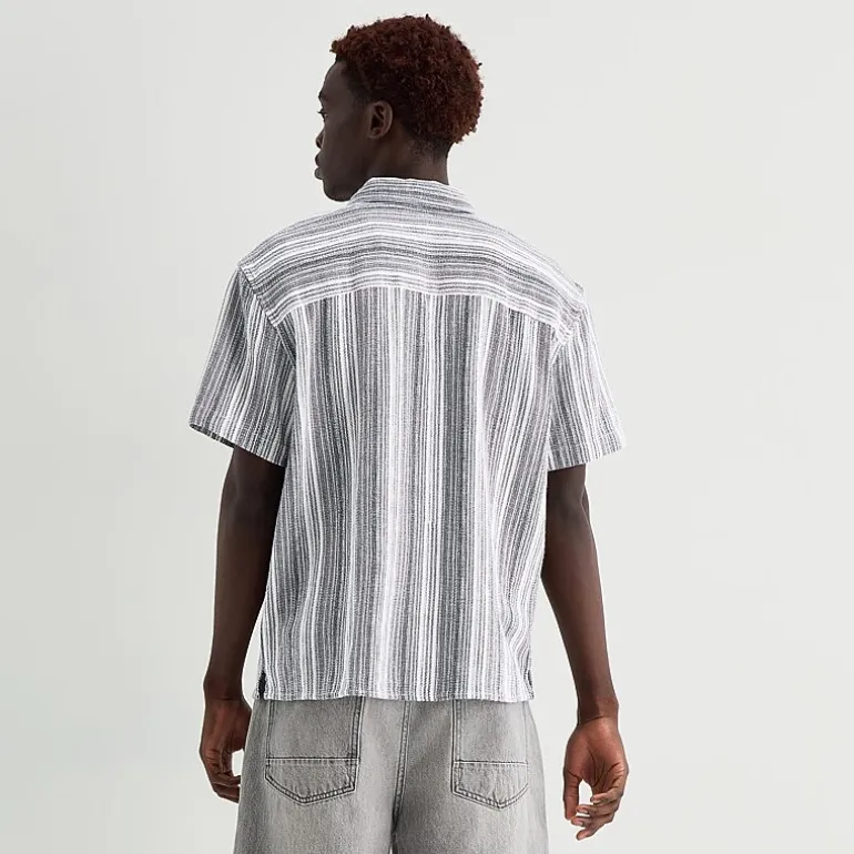 Arizona Mens Short Sleeve Regular Fit Button-Down Shirt