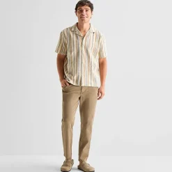 Arizona Mens Short Sleeve Regular Fit Button-Down Shirt