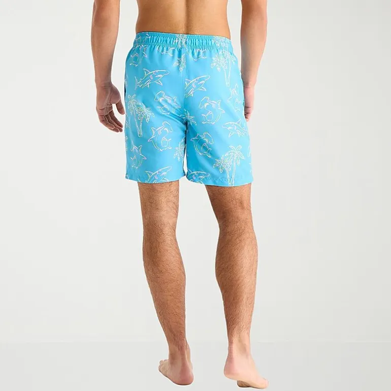 Arizona Mens 6 1/2" Striped Swim Trunks
