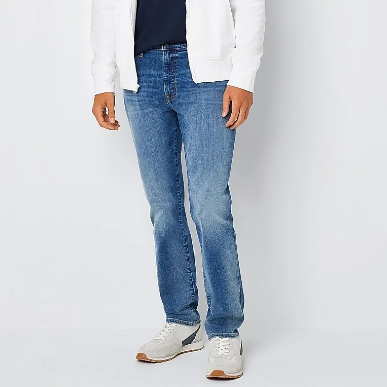Arizona Mens Tapered Leg Athletic Fit Jean