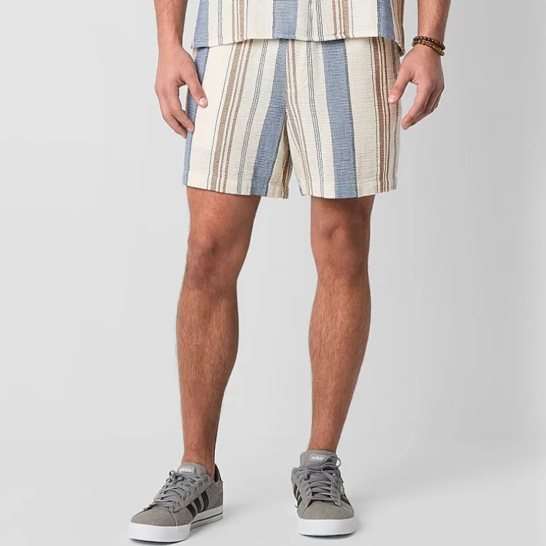Arizona 6" Mens Textured Pull-On Short