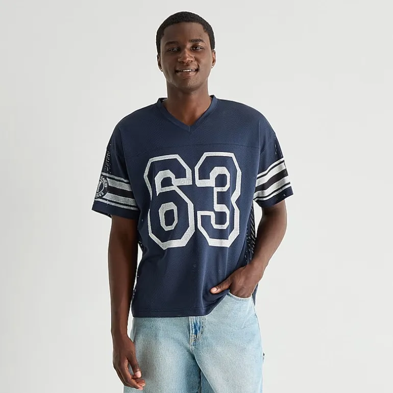 Arizona Mens V Neck Short Sleeve Jersey