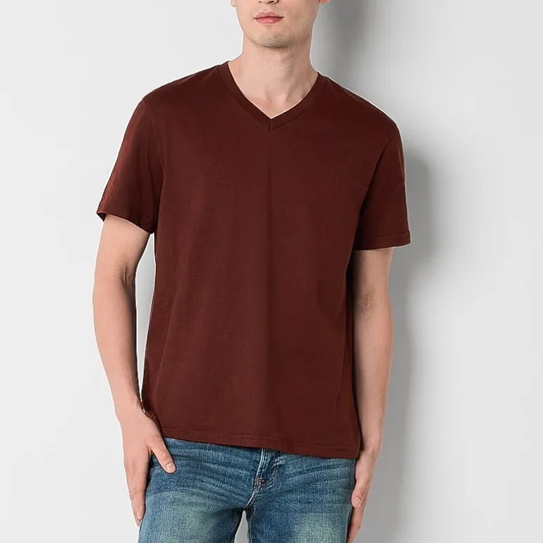 Arizona Mens V Neck Short Sleeve T-Shirt