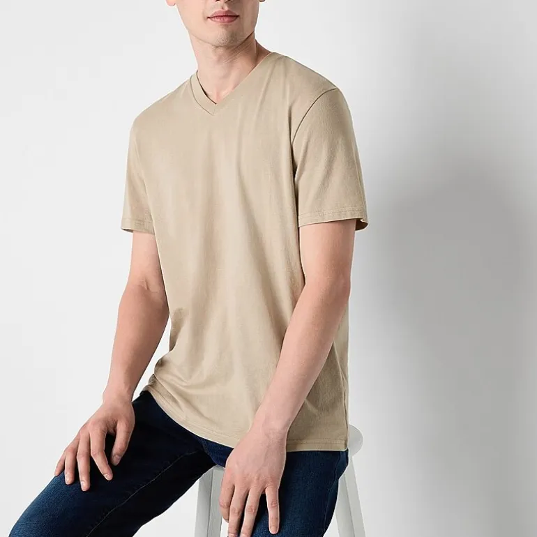 Arizona Mens V Neck Short Sleeve T-Shirt