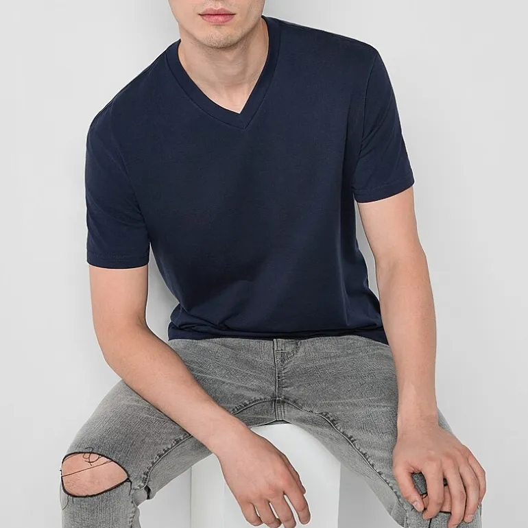 Arizona Mens V Neck Short Sleeve T-Shirt