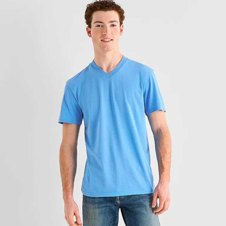 Arizona Mens V Neck Short Sleeve T-Shirt