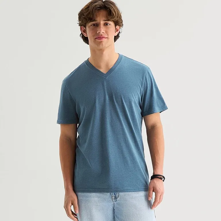Arizona Mens V Neck Short Sleeve T-Shirt