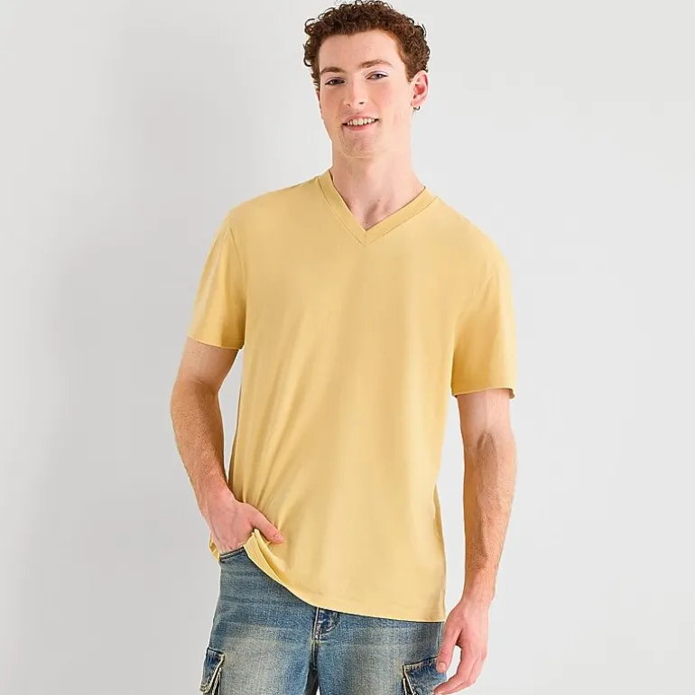 Arizona Mens V Neck Short Sleeve T-Shirt
