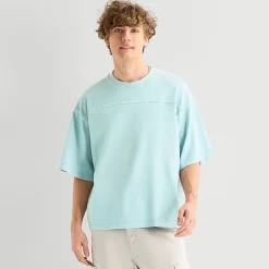 Arizona Oversized Boxy Fit Mens Crew Neck Short Sleeve T-Shirt