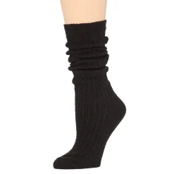 Arizona Slouch Womens 1 Pair Crew Socks