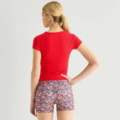 Arizona So Smooth Womens Juniors Round Neck Short Sleeve T-Shirt