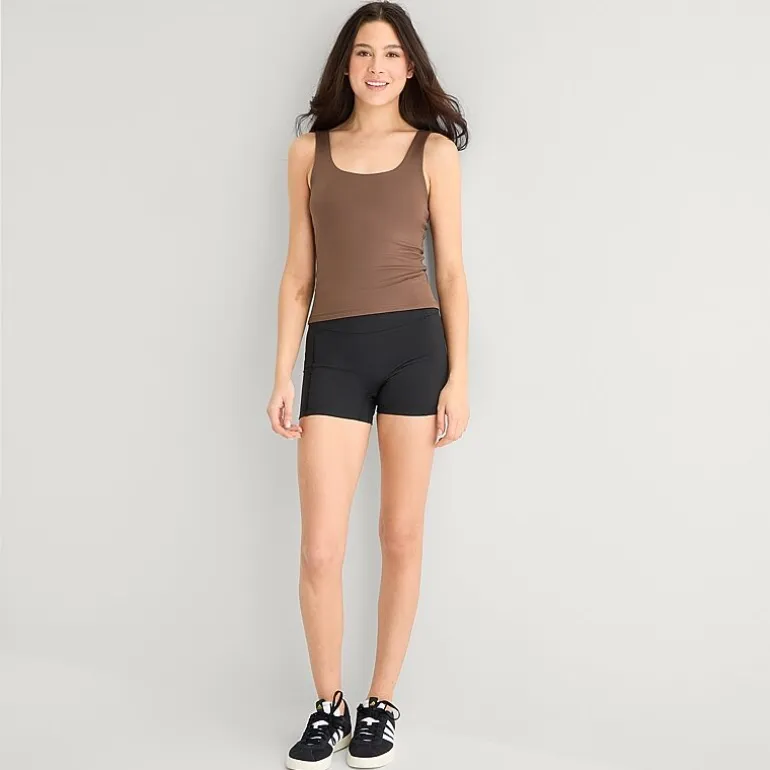 Arizona So Smooth Womens Juniors Scoop Neck Sleeveless Tank Top