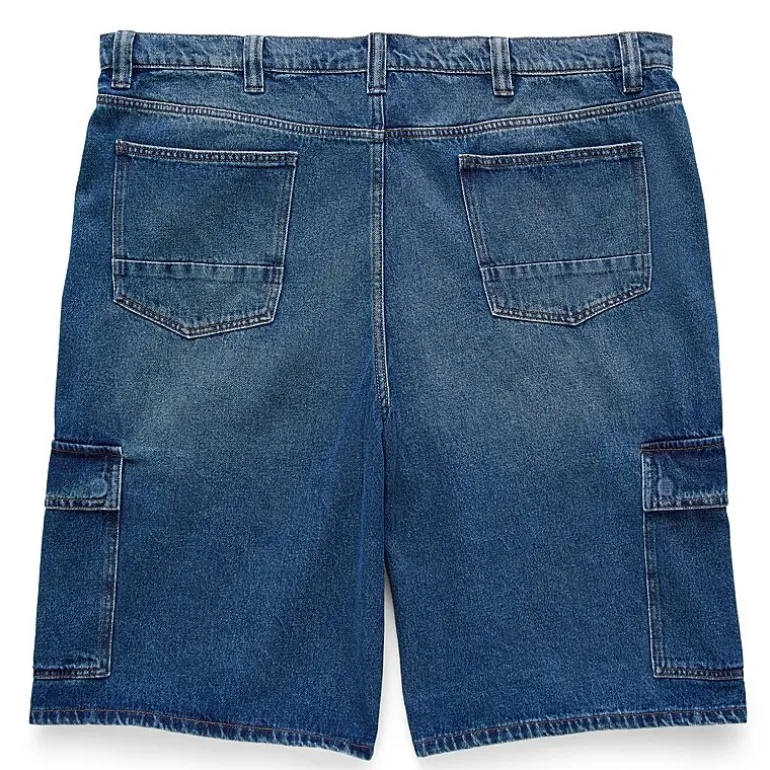 Arizona Super Baggy Fit Mens 14" Big and Tall Denim Short