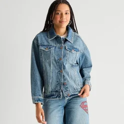 Arizona Supergirl Womens Supergirl Denim Jacket