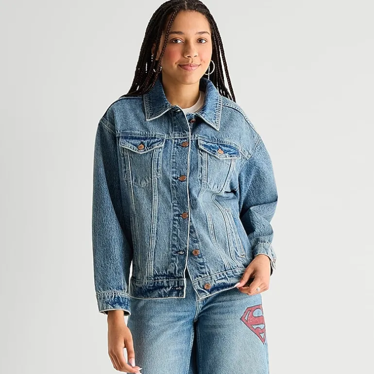 Arizona Supergirl Womens Supergirl Denim Jacket