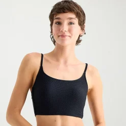 Arizona Womens Adjustable Straps Juniors Bralette Bikini Swimsuit Top