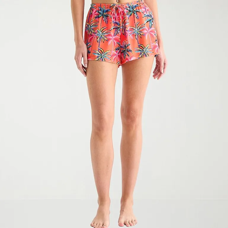 Arizona Womens Exotic Juniors Shorts Swimsuit Cover-Up