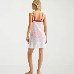 Arizona Womens Floral Floral Juniors Dress Swimsuit Cover-Up