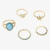 Arizona Womens Glass Ring Set