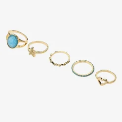 Arizona Womens Glass Ring Set