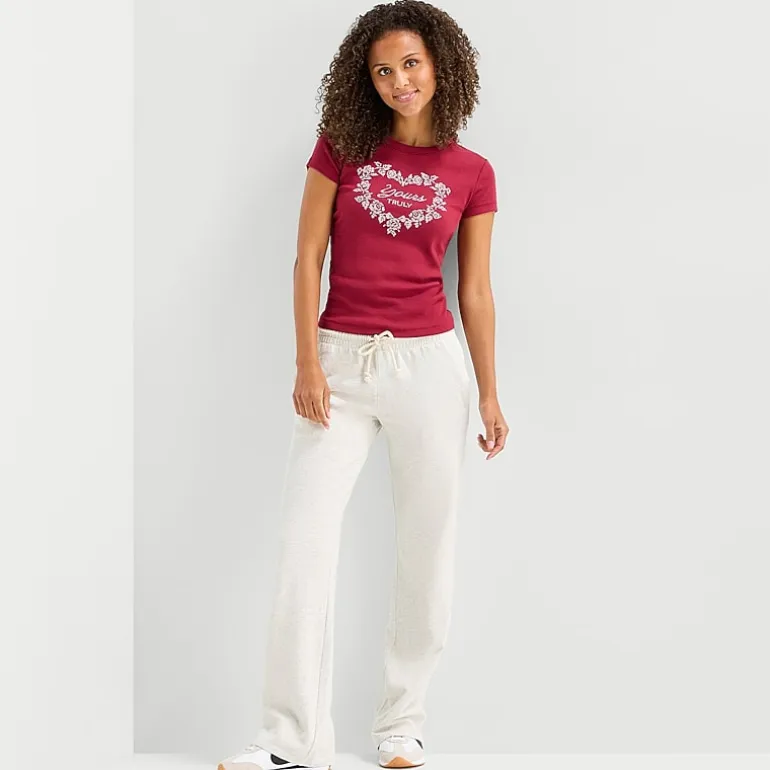 Arizona Womens Juniors Bootcut Sweatpant