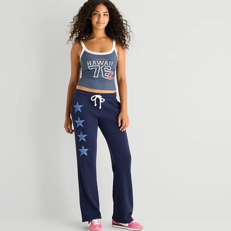 Arizona Womens Juniors Bootcut Sweatpant