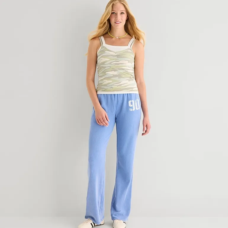 Arizona Womens Juniors Bootcut Sweatpant