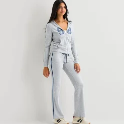 Arizona Womens Juniors Bootcut Mid Rise Sweatpant