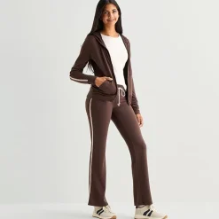 Arizona Womens Juniors Bootcut Mid Rise Sweatpant