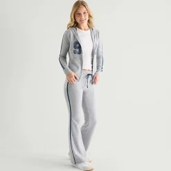 Arizona Womens Juniors Bootcut Mid Rise Sweatpant