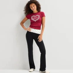 Arizona Womens Juniors Bootcut Lounge Pant