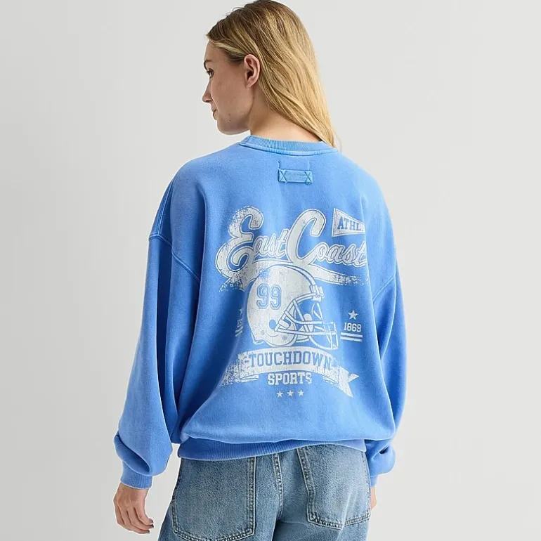 Arizona Womens Juniors Crew Neck Long Sleeve Sweatshirt