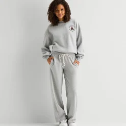 Arizona Womens Juniors Crew Neck Long Sleeve Sweatshirt