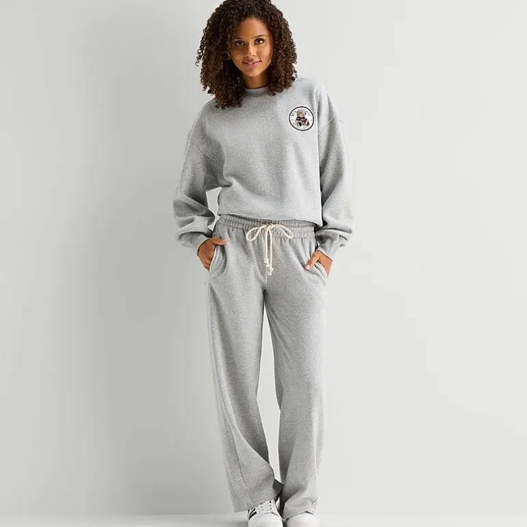 Arizona Womens Juniors Crew Neck Long Sleeve Sweatshirt