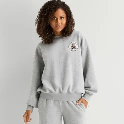 Arizona Womens Juniors Crew Neck Long Sleeve Sweatshirt