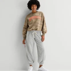 Arizona Womens Juniors Cuffed Fleece Sweatpant