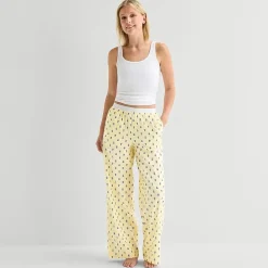 Arizona Womens Juniors Flannel Pajama Pants