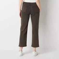 Arizona Womens Juniors Highest Rise Straight Leg Jean