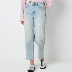 Arizona Womens Juniors Highest Rise Straight Leg Jean