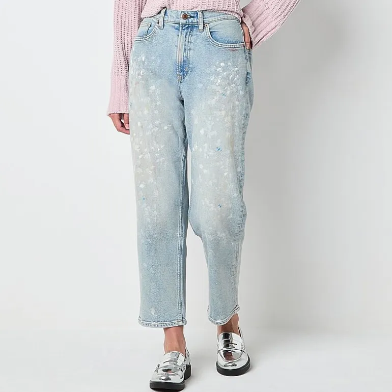 Arizona Womens Juniors Highest Rise Straight Leg Jean