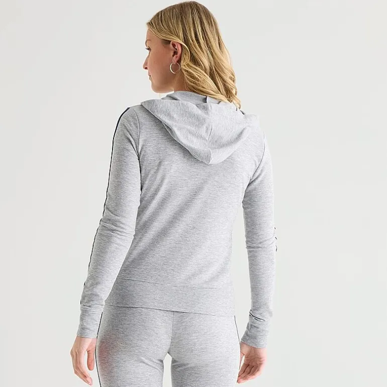 Arizona Womens Juniors Hooded Long Sleeve Sweatshirt