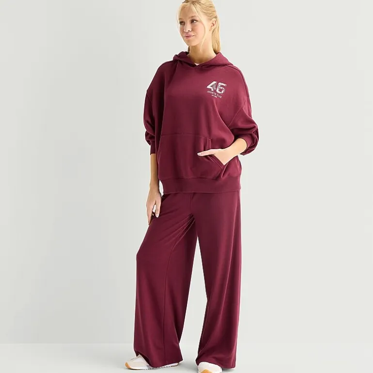 Arizona Womens Juniors Long Sleeve Fleece Hoodie