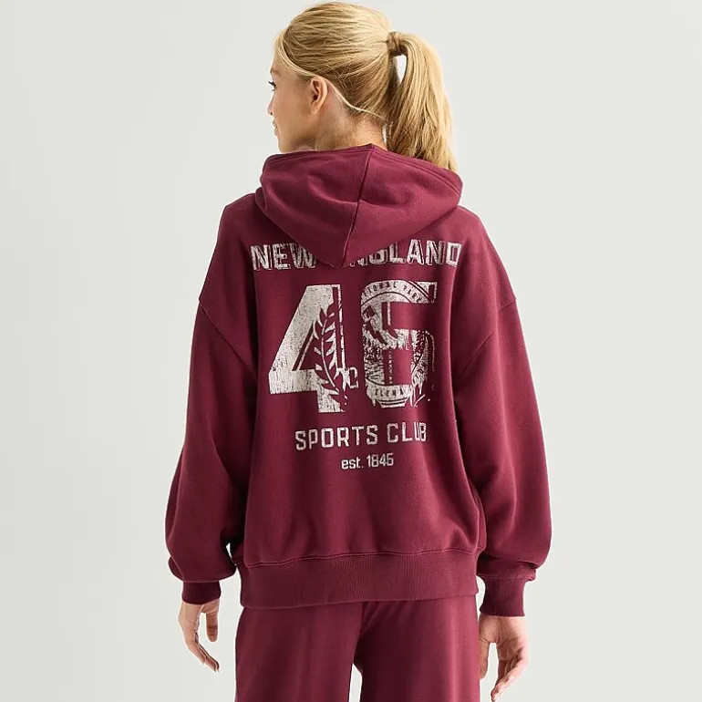 Arizona Womens Juniors Long Sleeve Fleece Hoodie
