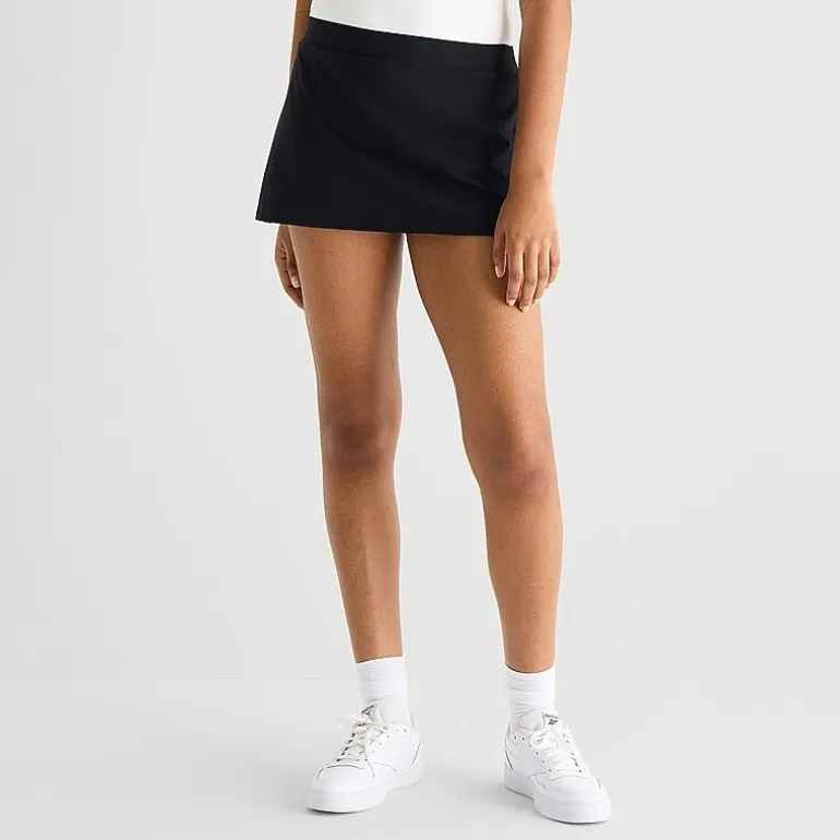 Arizona Womens Juniors Low Rise Mini A-Line Skirt