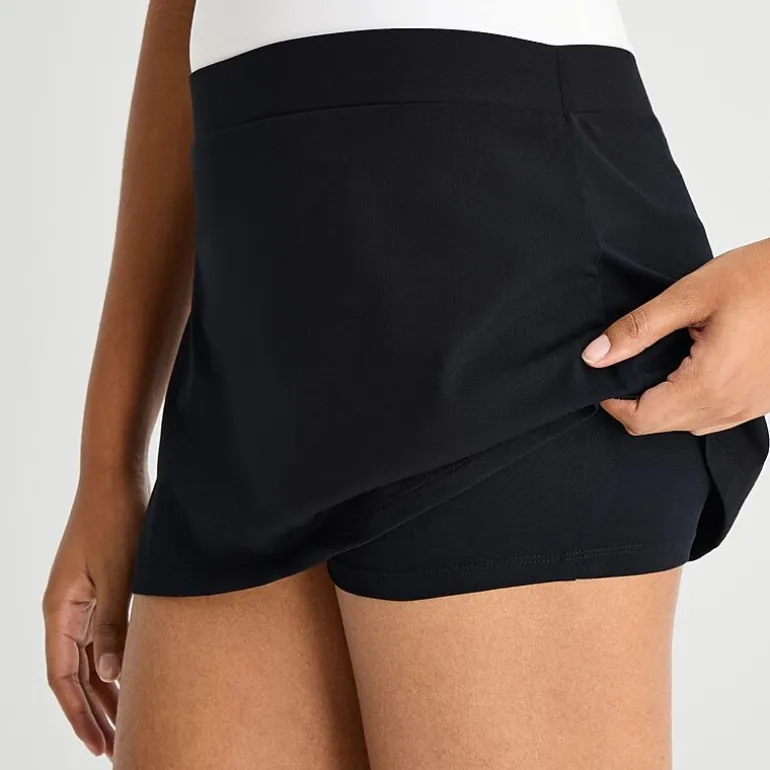 Arizona Womens Juniors Low Rise Mini A-Line Skirt