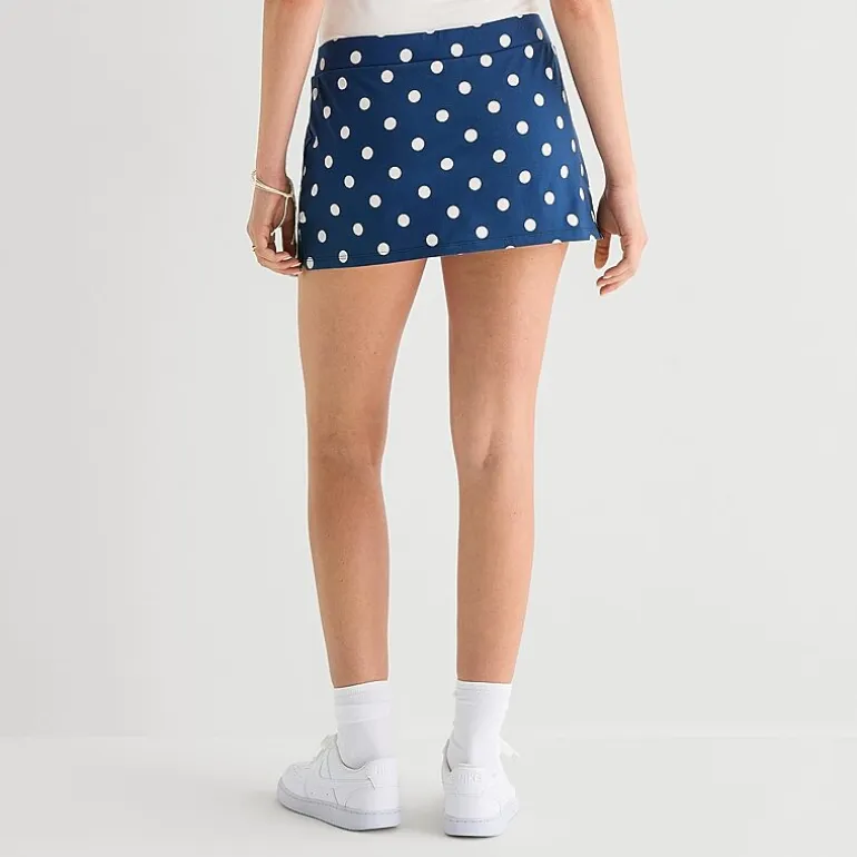 Arizona Womens Juniors Low Rise Mini A-Line Skirt