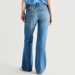 Arizona Womens Juniors Low Rise Bootcut Jean