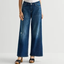 Arizona Womens Juniors Low Rise Barrel Jean
