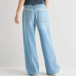 Arizona Womens Juniors Low Rise Baggy Fit Jean